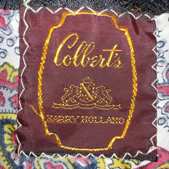Colbert's Harry Holland Vintage Black and Engraved Look Blazer Jacket - Picture 13 of 15